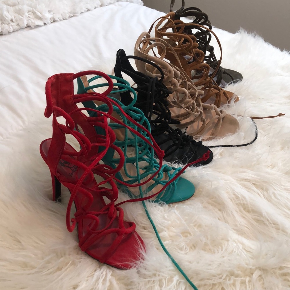 Lila shoetique Strappy heels collection